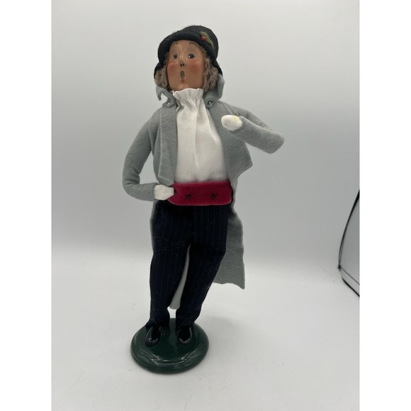 Byers' Choice Other - 🎄 Byers' Choice 2001 Man Caroler • Red Cummerbund • See Pics 🎄